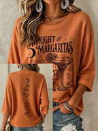 Women's Midnight Margaritas Print Top