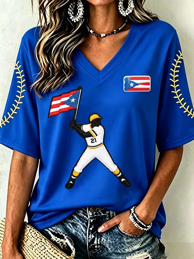 Women's Printed Casual Top