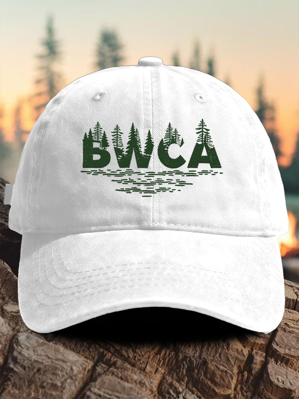 Retro Save The BWCA Save Boundary Waters Canoe Area Wilderness Print Baseball Cap