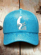Unisex Retro Commemorative Baseball Cap: "King of Pop" Faux-Sequin Print Edition