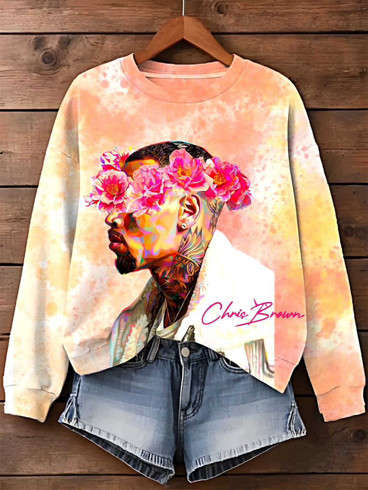 Breezy Bowl Tour Women's round neck long sleeve printed sweatshirt