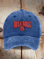 Bulldogs Football Printed Baseball Cap