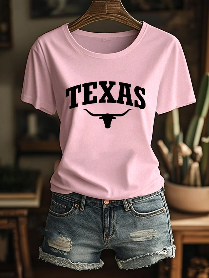 Women's Texas Stronger Than the Storm Print T-shirt