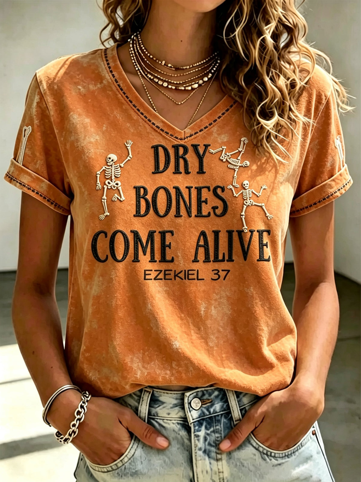 Women's Halloween Print Top