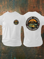 Men's Alligator Alcatraz Funny Florida Everglades Dark Humor Patoitic Printing T Shirt