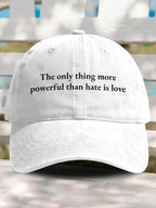 The Bilingual Printed Baseball Cap