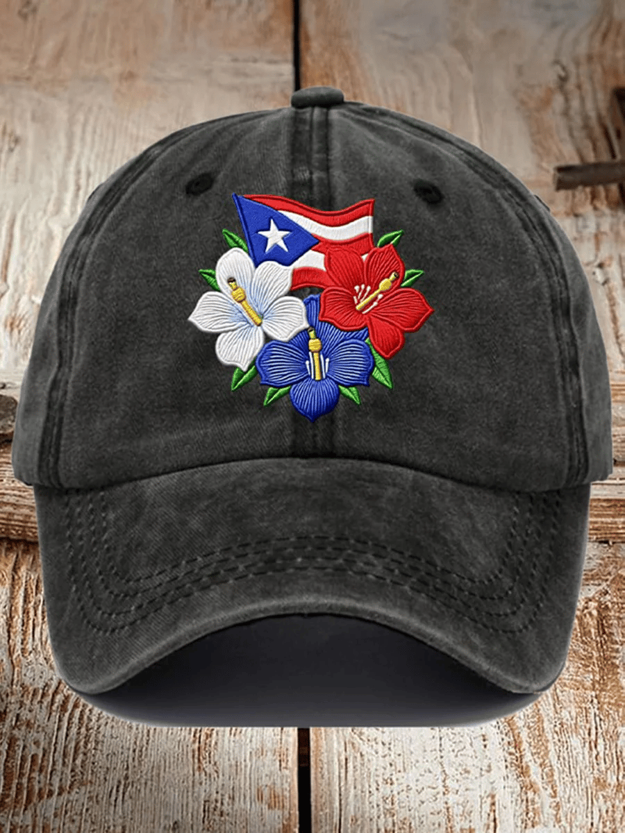 Unisex Puerto Rico Print Hat