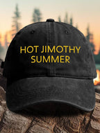 Retro Hot Jimothy Summer Print Baseball Cap