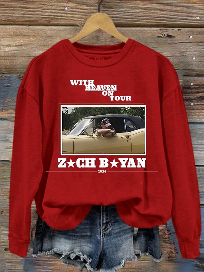 Women's Country Music Print Sweatshirt