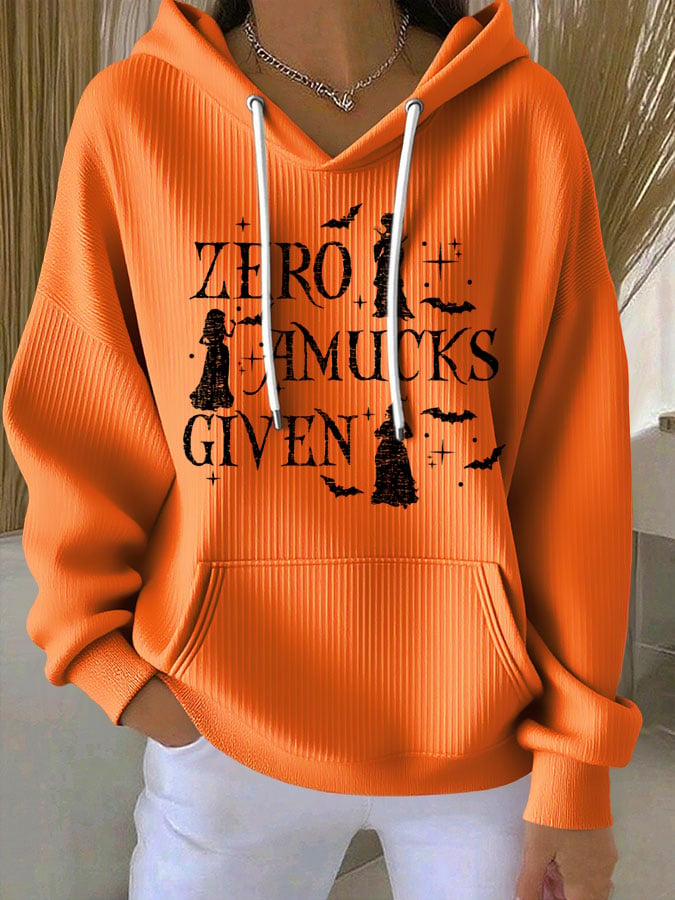 Women's Halloween Print Casual Hoodie