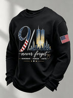Men's 9.11 Never Forget Print Casual Top