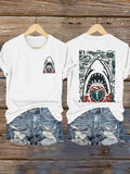 Women's Shark Printed T-Shirts