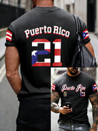 Men's Baseball Print T-Shirt