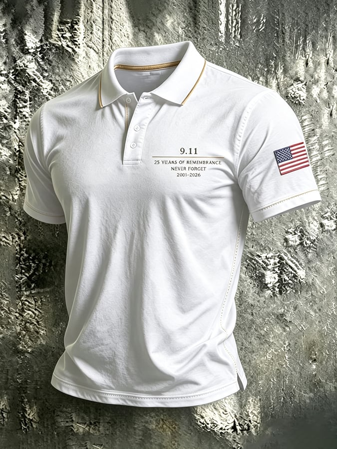 9.11 Never Forget Printed T-Shirts