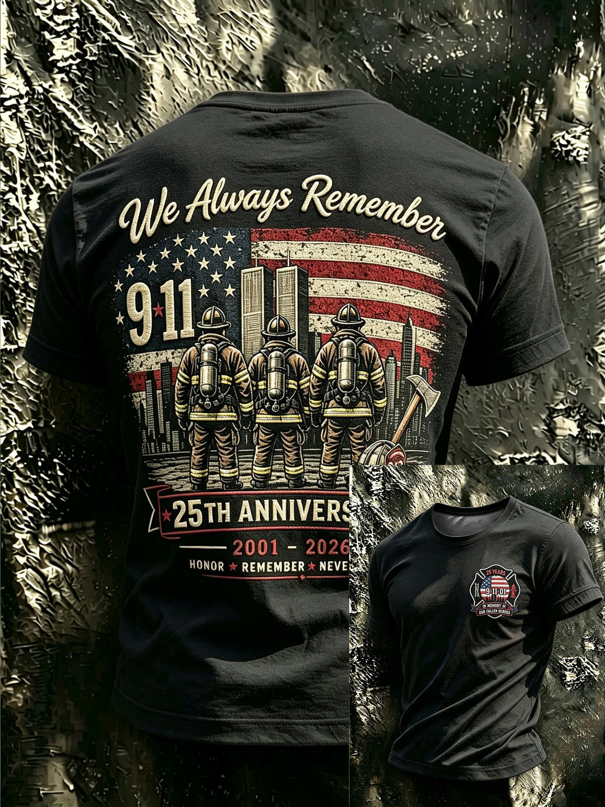 Men's 9/11 Memorial Graphic Top