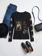 Women'S Casual Printed Top