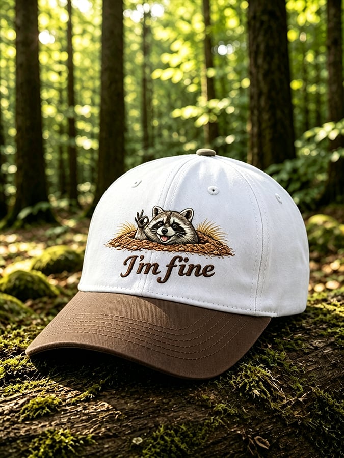Men'S And Women'S Casual in a world full of trash panda Be a Jimothy Print Hats