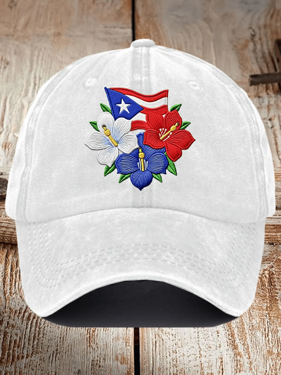 Unisex Puerto Rico Print Hat