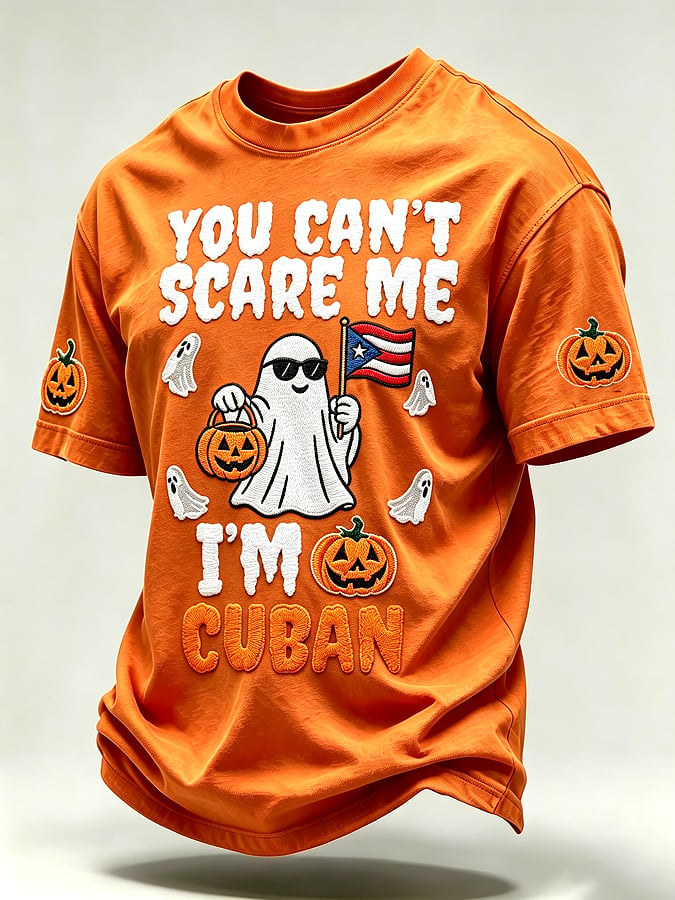 Men's Halloween In Puerto Rico Print T-Shirt