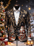 Men's Business Casual Christmas Blazer