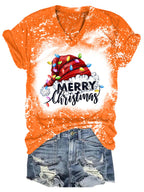 Fashion Tie Dye Print Short Sleeve T-Shirt