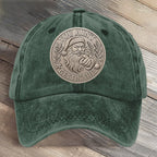 You Ain't Gettin Santas Christmas Art Printed Cap