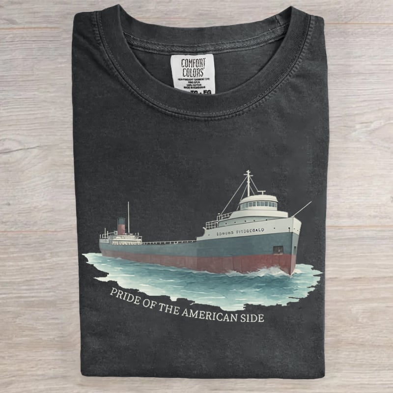 Pride Of The American Side Edmund Fitzgerald Art Print T-Shirt