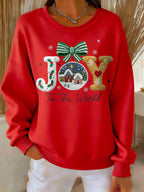 Women's Casual Christmas Jesus Sweatshirt