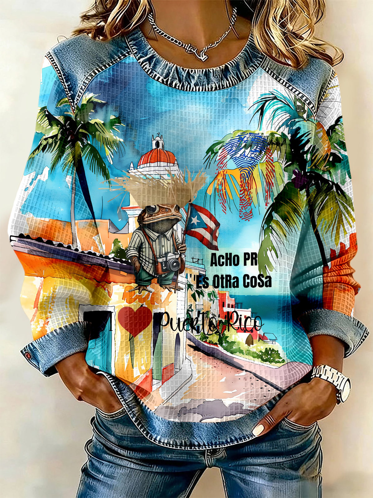 Ladies' printed top