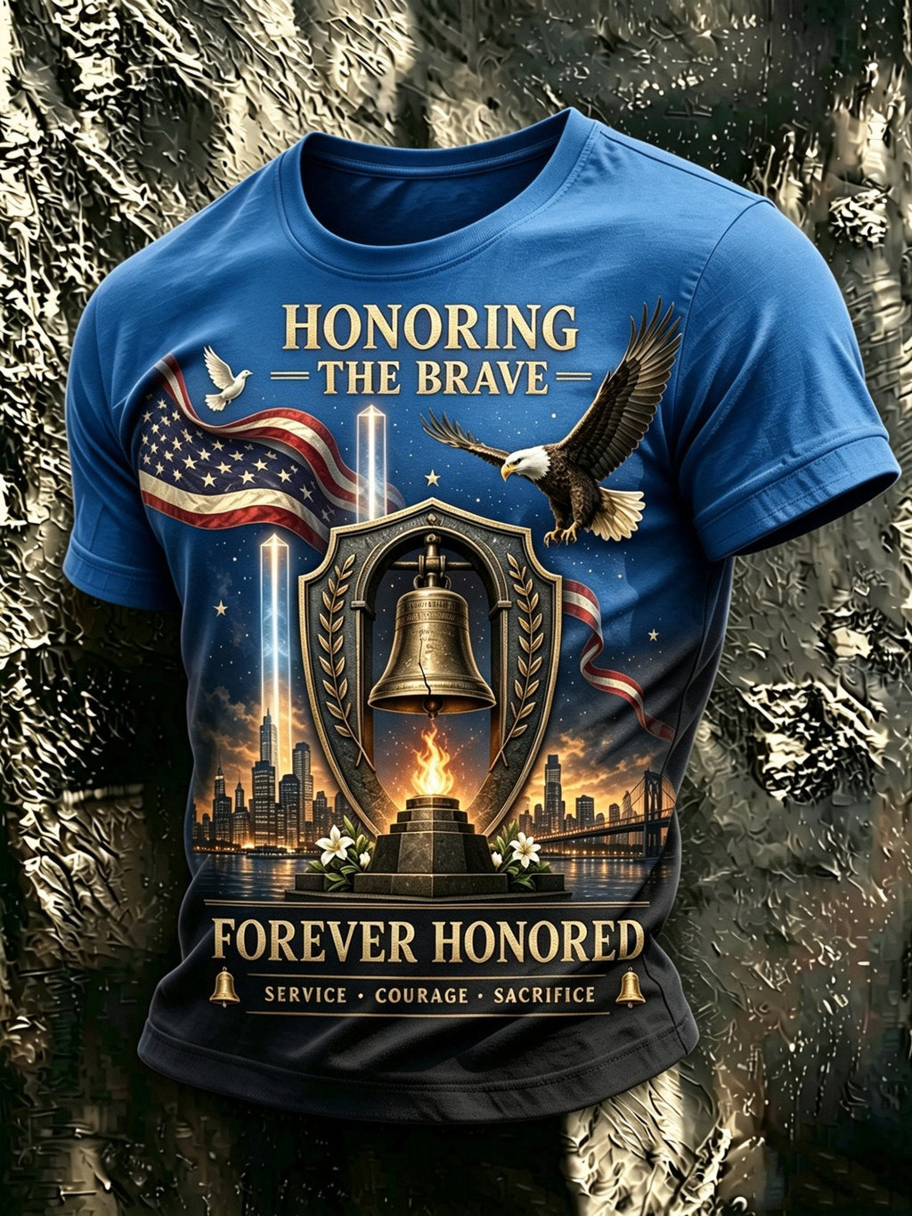 Men's 9/11 Memorial Graphic Top