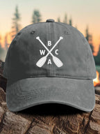 Retro Save The BWCA Save Boundary Waters Canoe Area Wilderness Print Baseball Cap