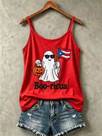 Women's "Halloween in Puerto Rico" Print Camisole