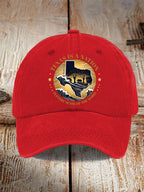 Retro Texas Strong Texas Is A Nation In Every Sense Of The Word Print Baseball Cap