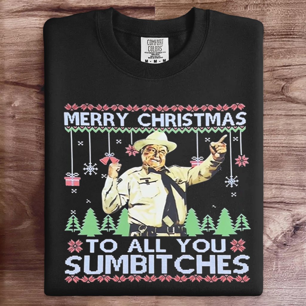 Merry Christmas To All You Art Print Sweatshirt