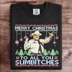 Merry Christmas To All You Art Print Sweatshirt