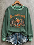 Women'S Casual Halloween Print Top