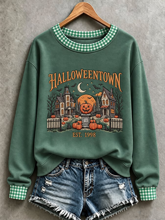 Women'S Casual Halloween Print Top