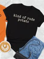 Sweet Potato Kind Of Rude Potato Funny Thanksgiving Couples Shirt
