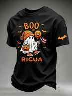 Men's Halloween in Puerto Rico Print Short-Sleeve T-Shirt