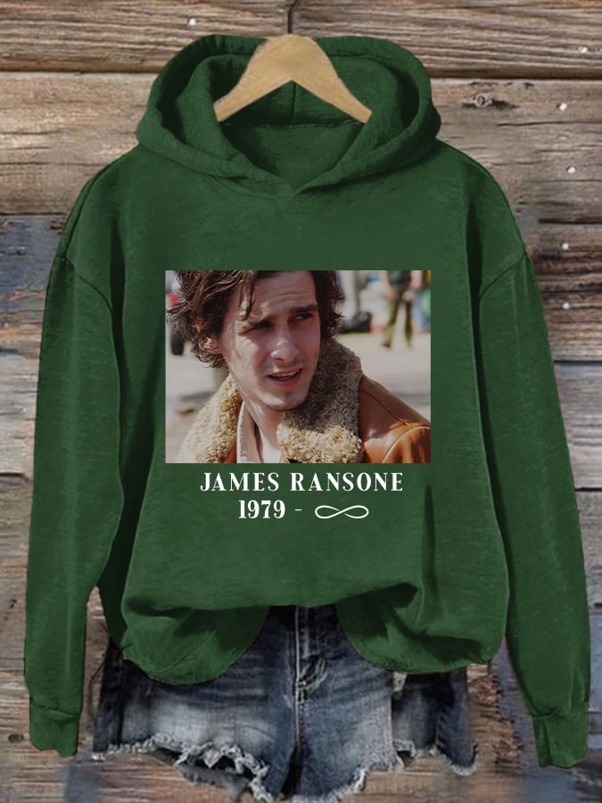 Retro James Ransone Print Hoodie
