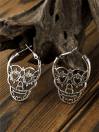 Vintage Sugar Skull Earrings
