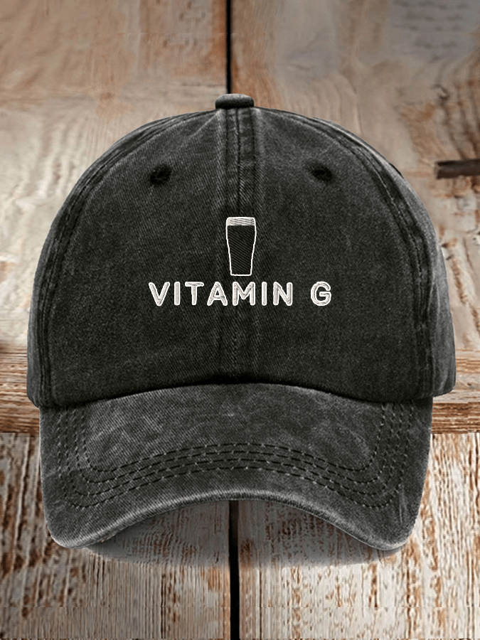 Vitamin G St. Patrick's Printed Baseball Cap