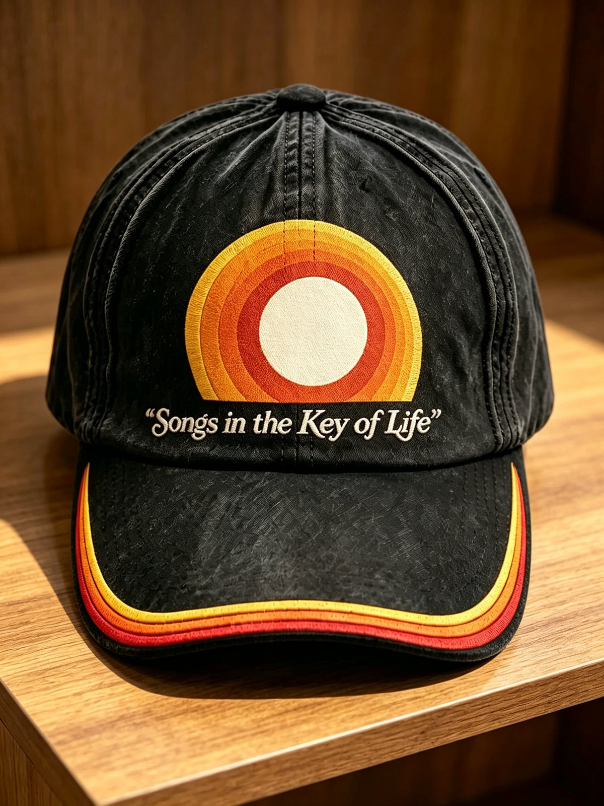 Unisex Vintage Musical Art Print Casual Hat