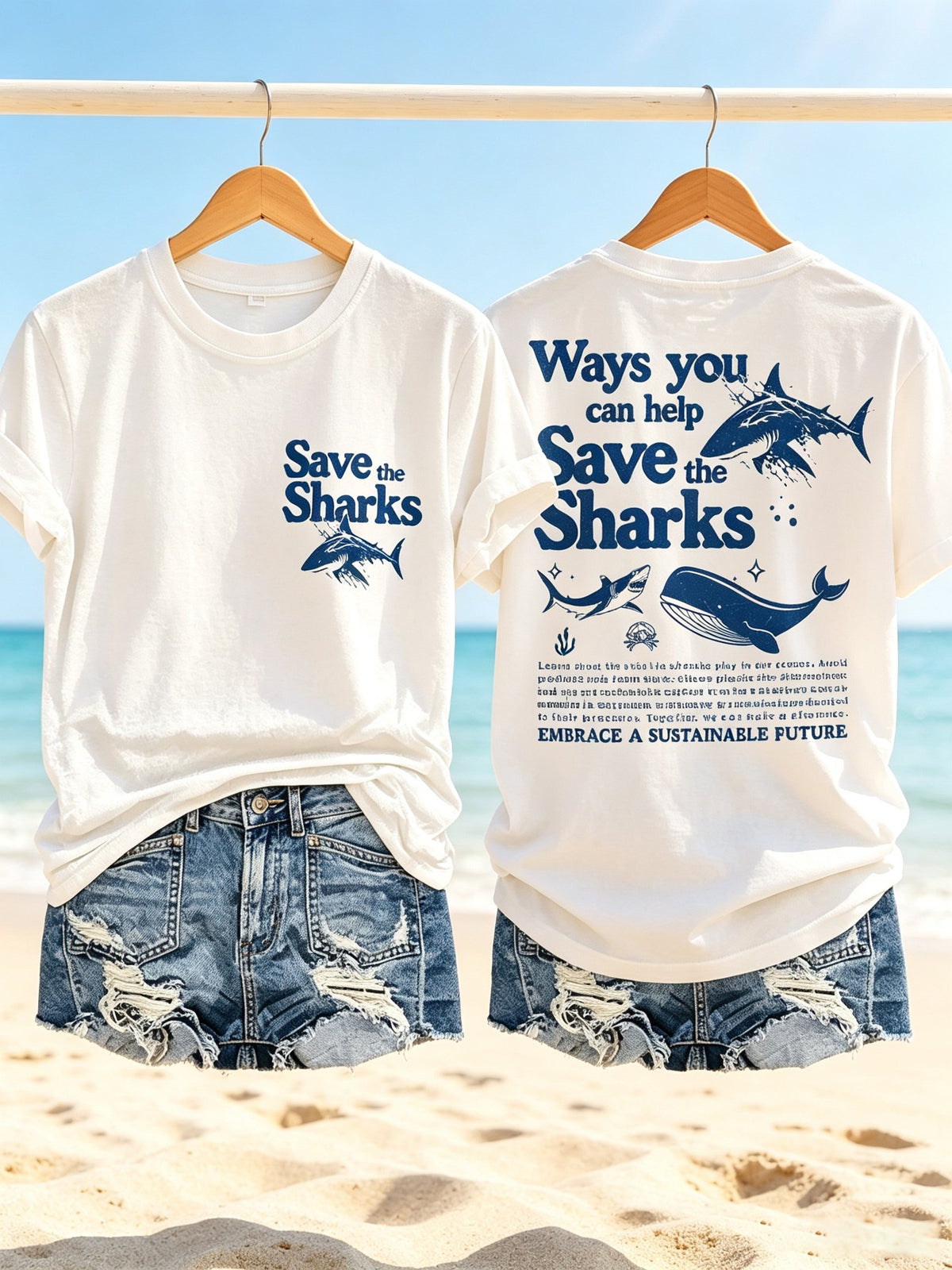 Women's Shark Week Print T-shirt