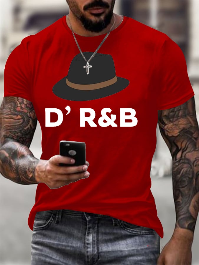 Men's  Neo Soul Printed Casual T-shirt
