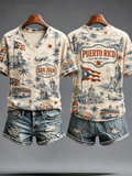 Women's Puerto Rico Pride Art Printed T-shirt