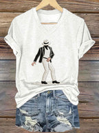 Women's Casual Printed Short-Sleeve T-Shirt