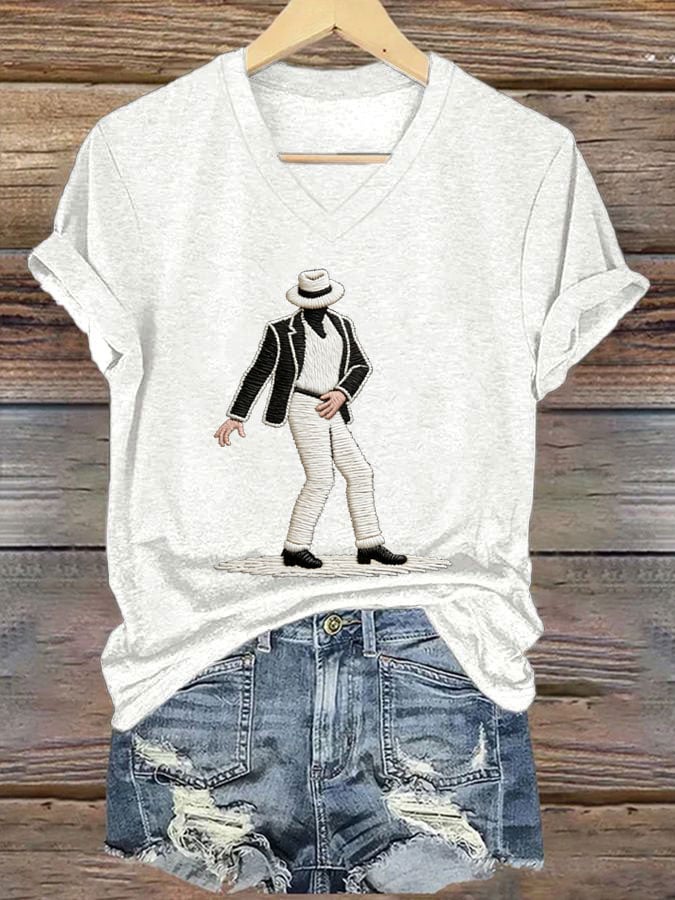 Women's Casual Printed Short-Sleeve T-Shirt