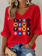 Women's Musical Art Printed T-shirt
