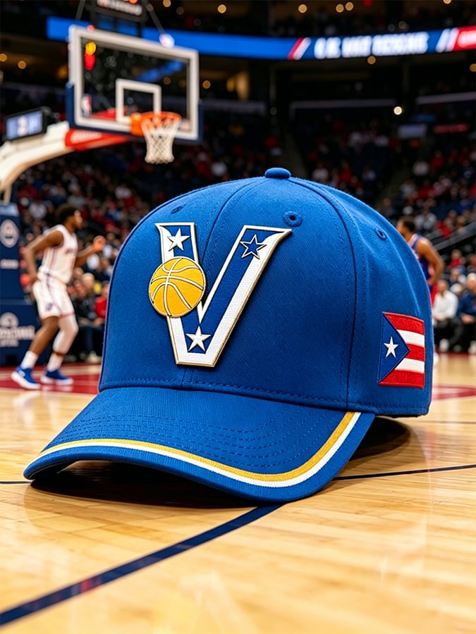 Puerto Rican Basketball Printed Cap